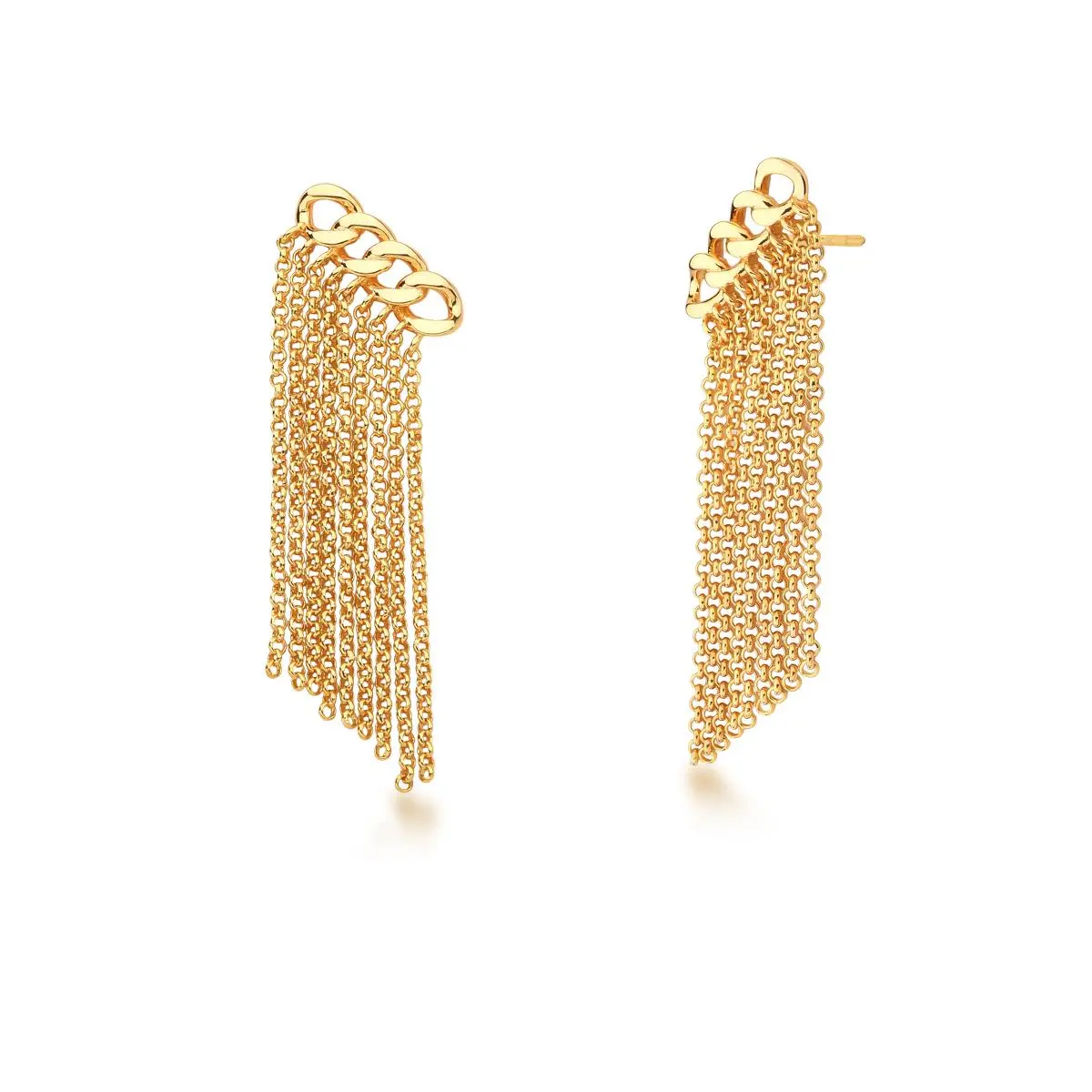 Brinco Cleópatra banhado a Ouro 18k