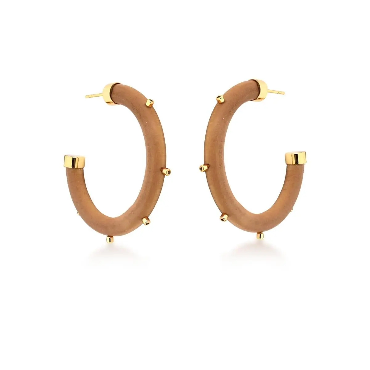 Argola Ayla banhada a Ouro 18k