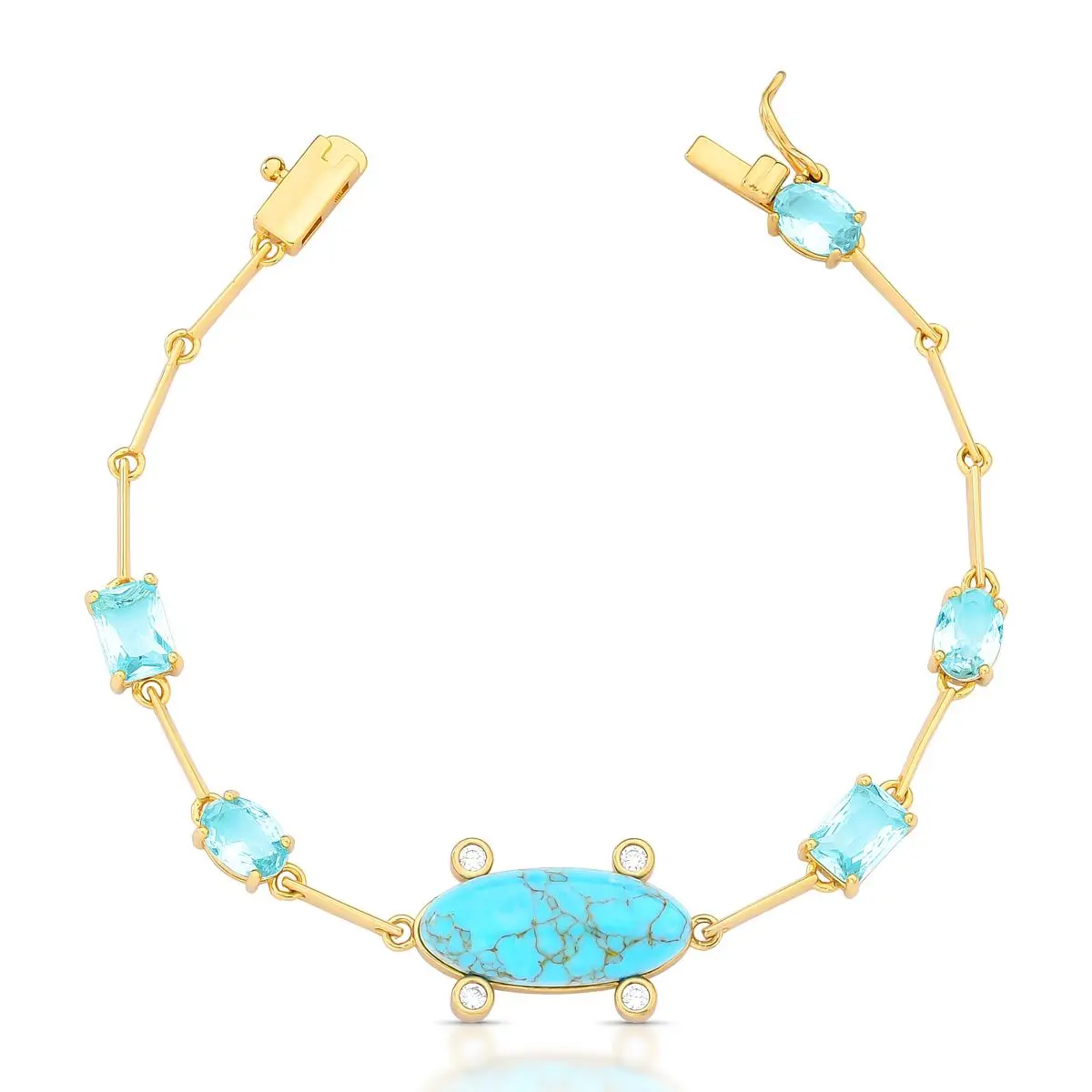 Pulseira Jasmine banhada a Ouro 18k