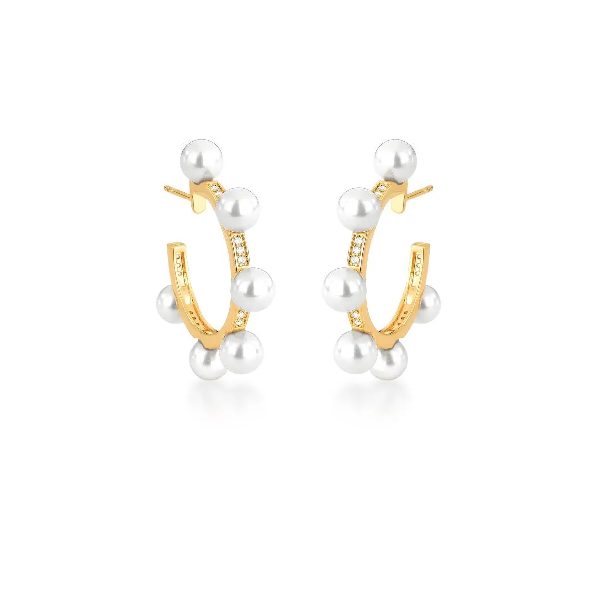 Argola Ariel banhada a Ouro 18k