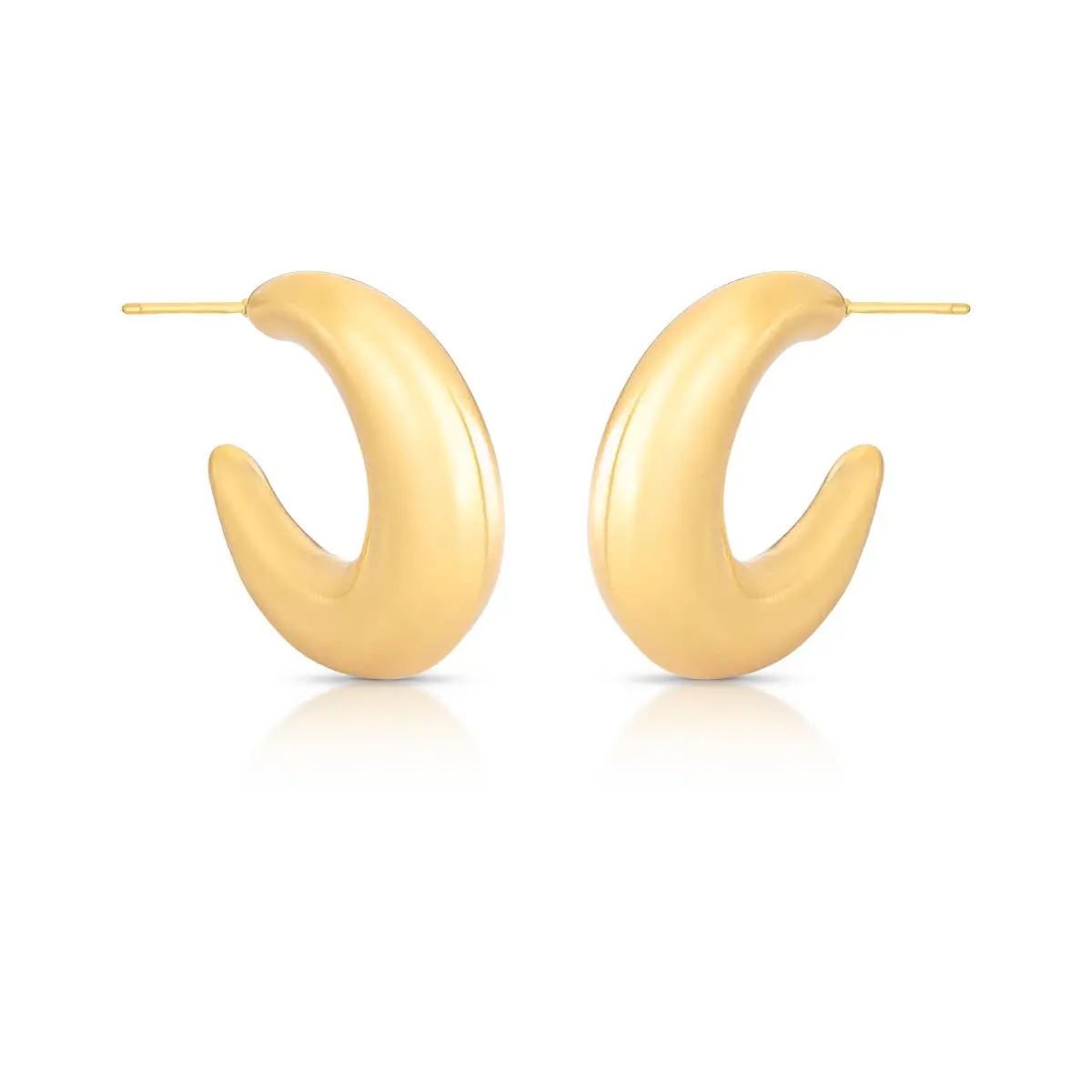 Argola Aurora banhada a Ouro 18k