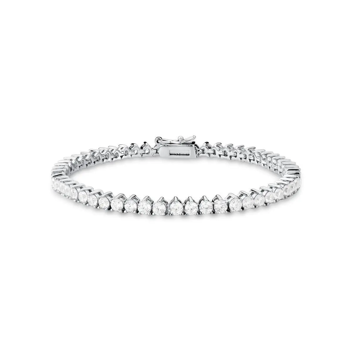 Pulseira Riviera Diana banhada a ródio