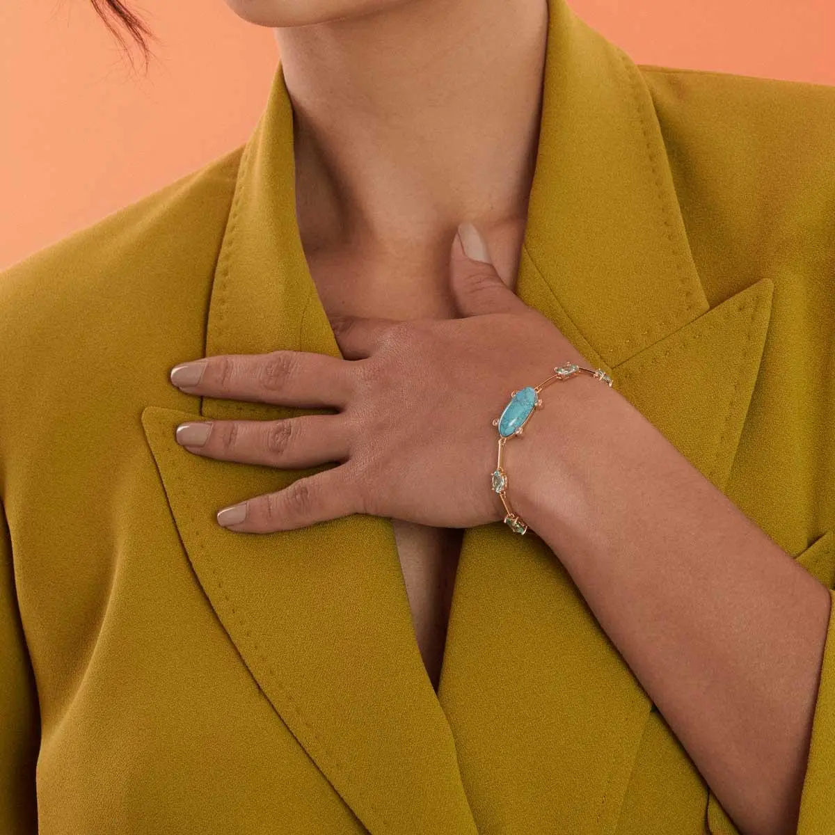 Pulseira Jasmine banhada a Ouro 18k