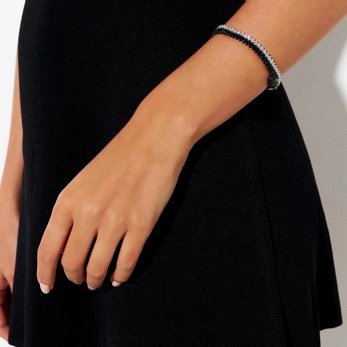 Pulseira Riviera Diana banhada a ródio
