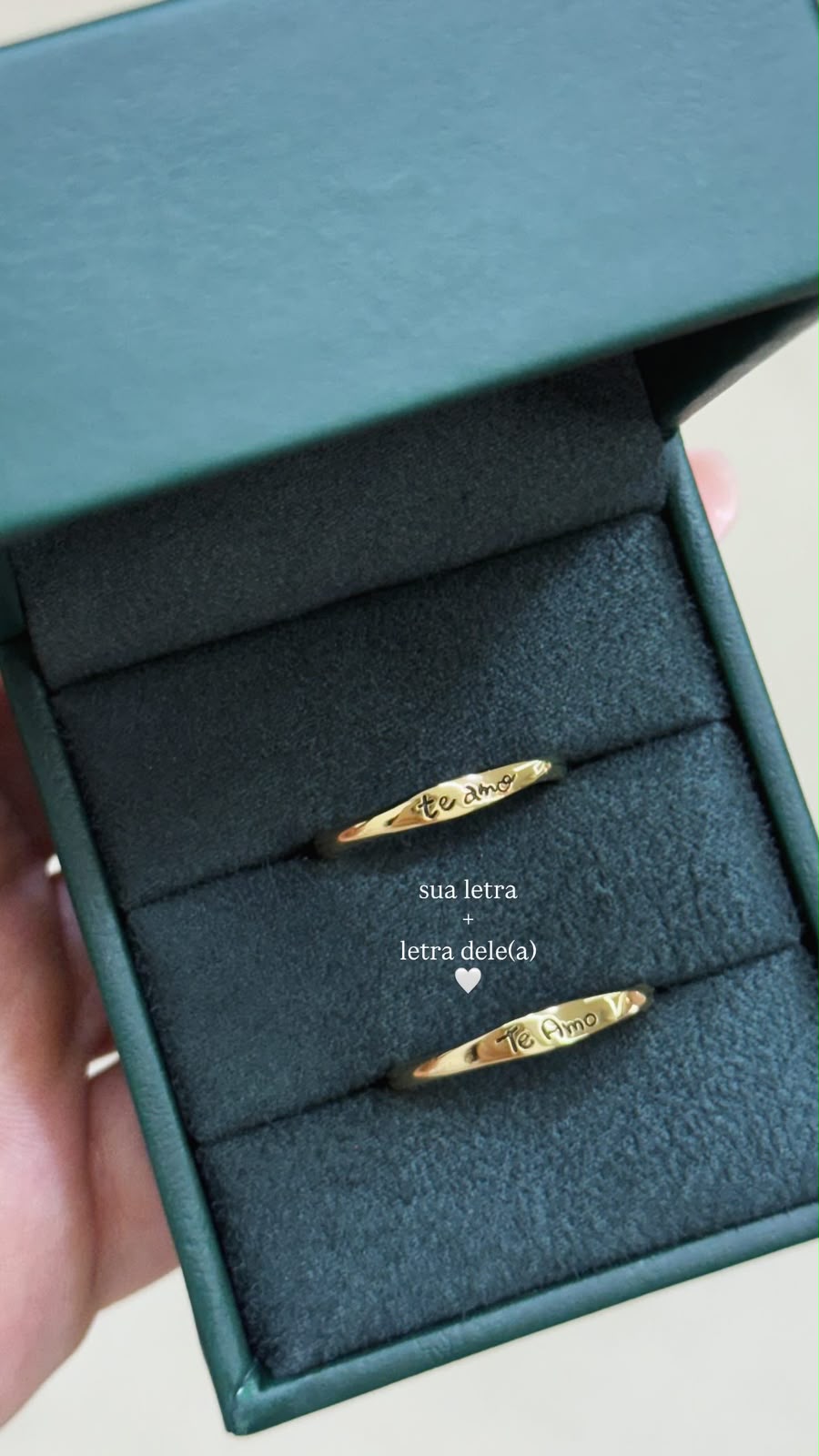 Anel Memories banhado a Ouro 18k