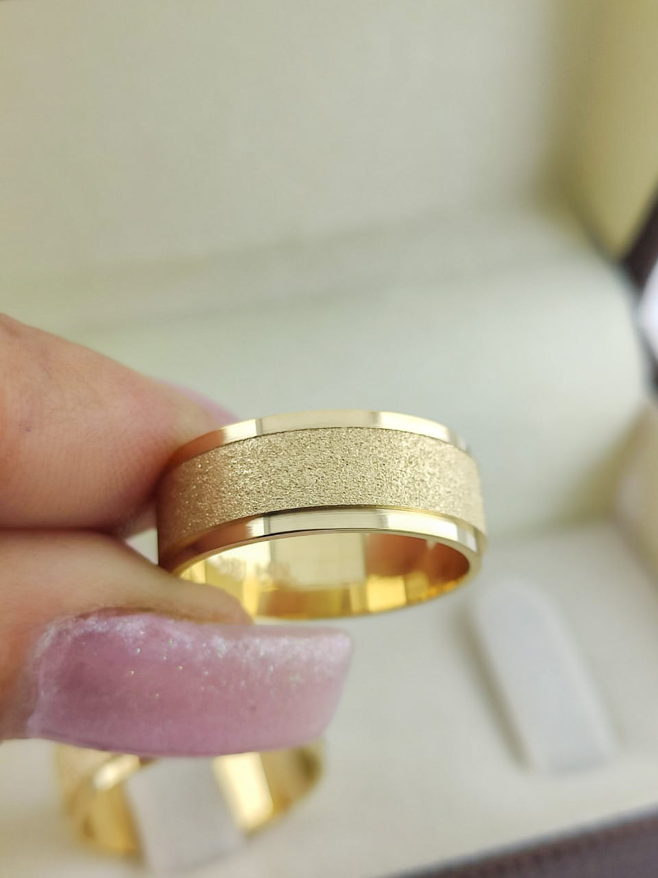 Aliança ouro 18k, 7mm, 14g