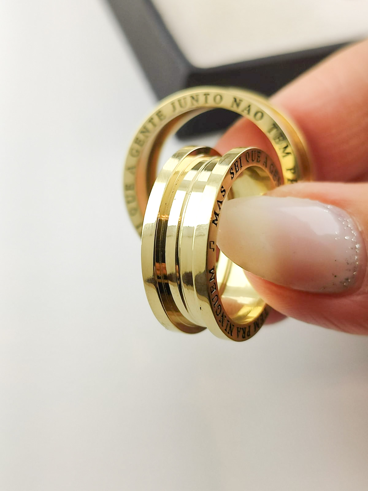Aliança ouro 18k, 8mm, 18g