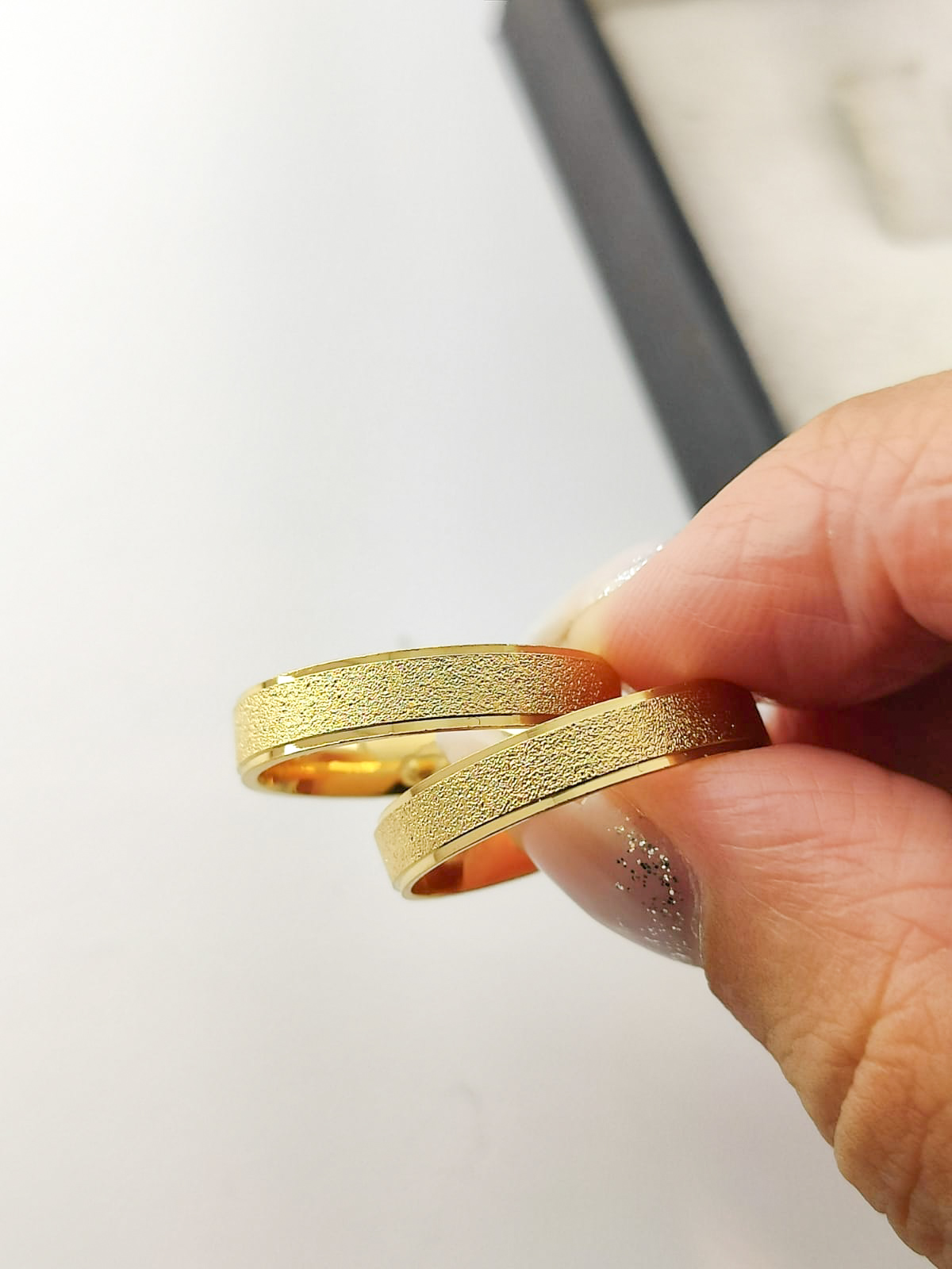 Aliança ouro 18k, 3,5mm, 5g